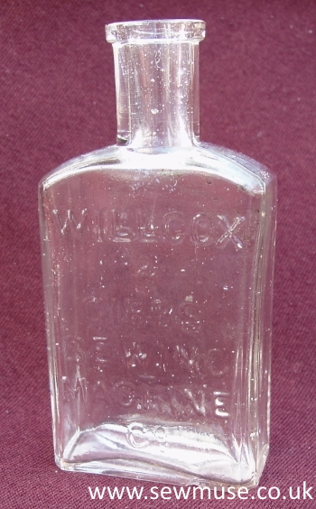 Willcox  & Gibbs Oil Bottle  